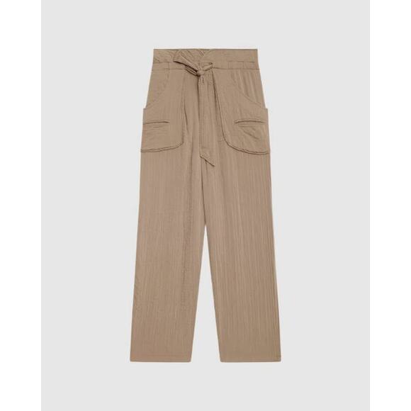 Isabel Marant Serida Drawstring Pant in Khaki FR 36 US 4 - Picture 4 of 4